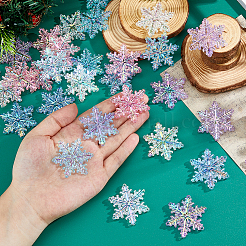 30 шт. 5 цвета ab прозрачный акриловый компонент люстры соединения&nbsp;TACR-HS0001-05