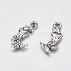 Тибетском стиле сплава русалка подвески&nbsp;X-TIBEP-5402-AS-FF