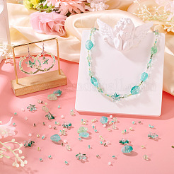 89 г прозрачных стеклянных шариков-спрей с краской 6 видов&nbsp;GLAA-TA0003-52B