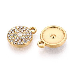 Подвески из нержавеющей стали 304 со стразами&nbsp;STAS-N110-38G