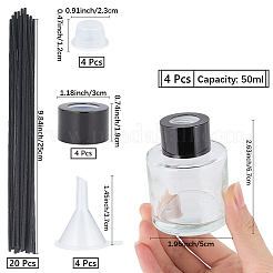 4 шт. стеклянный флакон для ароматерапии&nbsp;AJEW-CP0006-10