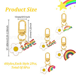 8 шт. 4 стиля&nbsp;HJEW-GO00112