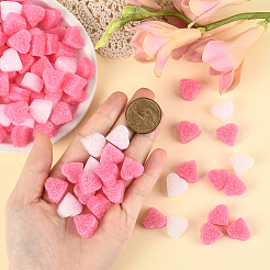 500шт пенопластовые шарики в форме сердца&nbsp;AJEW-SC0031-53