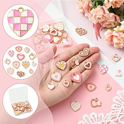 36шт 13 стиля сплава эмалевые подвески&nbsp;ENAM-FS0002-17