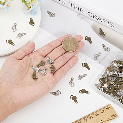 100шт 2 цвета подвески из сплава со стразами&nbsp;FIND-GL0001-50