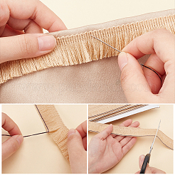 Лента из полиэстера с кисточками длиной 25 м.&nbsp;OCOR-WH0082-192A