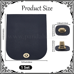 1шт. прямоугольный чехол-книжка из искусственной кожи и 1 шт. застежки&nbsp;PURS-CL0001-06