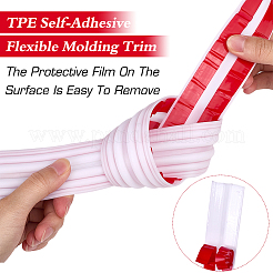 Самоклеящаяся гибкая молдинговая накладка из ТПЭ&nbsp;FIND-WH20001-12A