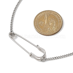 Кулон в виде железного килта с булавкой&nbsp;NJEW-JN05679