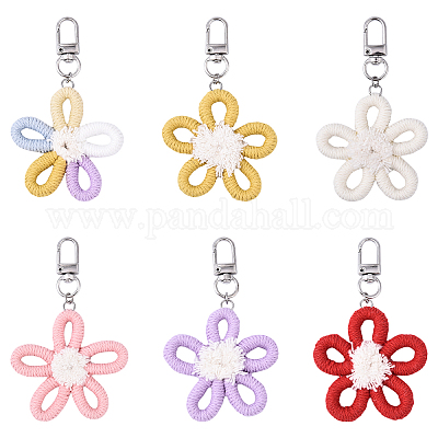 Подвеска из полиэстера&nbsp;HJEW-YW00127-01-1