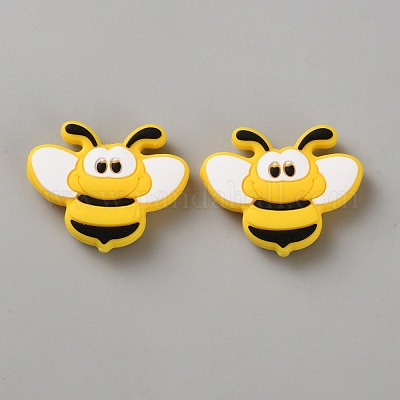 Силиконовые бусины&nbsp;SIL-WH0001-60B-1