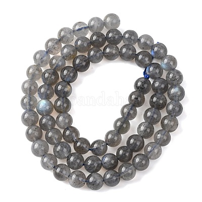 Естественно лабрадорита круглый шарик нити&nbsp;G-M263-B-03-1