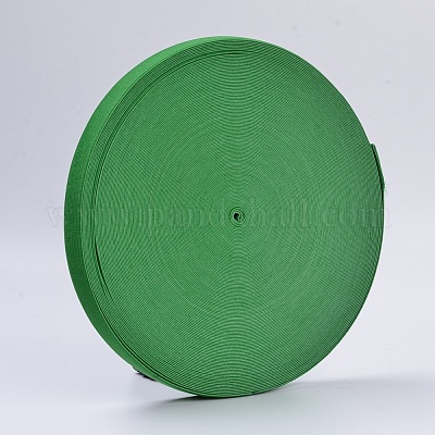 Цветная плоская эластичная резинка&nbsp;EC-WH0002-25-1