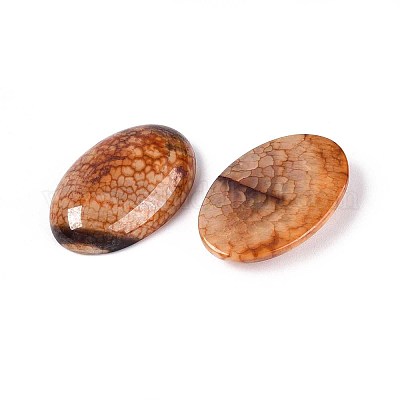 Окрашенные естественные кагашоны с агатом огня&nbsp;LS-X-G-Q957-02B-20x30-1