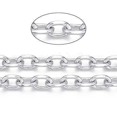 Алюминиевая граненая тросовая цепь&nbsp;CHA-N003-32S-1