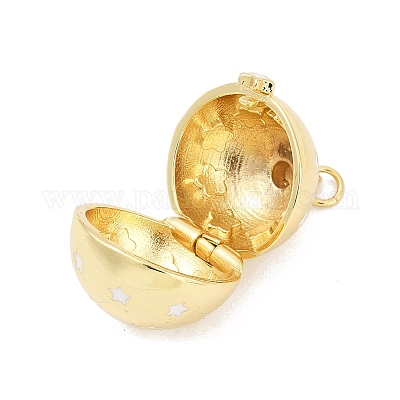 Латунные микропроволочные кубические циркониевые медальоны KK-H203-13G-04-1