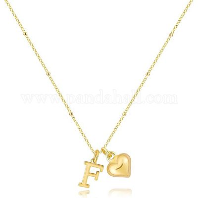 Женские латунные подвески в виде инициалов и сердца&nbsp;FS-WG01F32-06-1