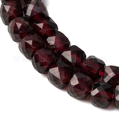 Гранат природный бисер нитей&nbsp;G-L537-007-1