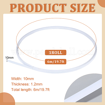 Стальные косточки с пластиковым покрытием для свадебного платья DIY-WH0304-604A-1