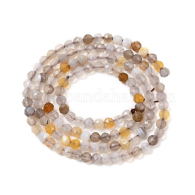 Природные Ботсвана агат бисер нитей&nbsp;G-A129-3mm-18-1