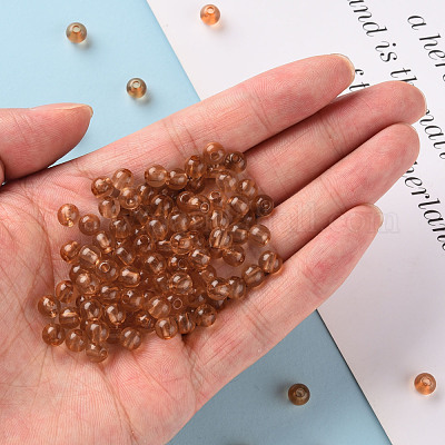 Прозрачные акриловые бусины&nbsp;MACR-S370-A6mm-761-1