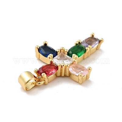 Стойки обшивки латунь микро проложить Циркон подвеску ZIRC-F129-30-G-1