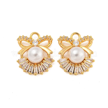 Латунные микро проложить кубического циркония подвески KK-U036-14G-1