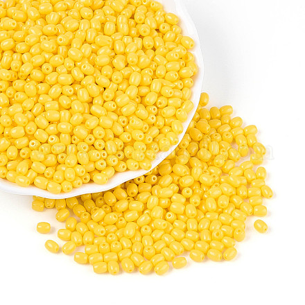 Выпечка краска стеклянные бусины SEED-N007-29F-1