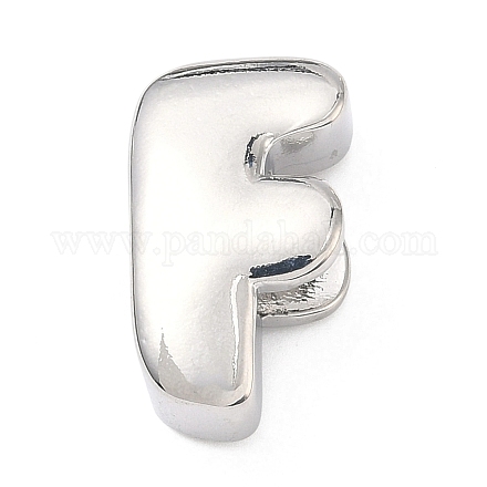 Латунные бусины с инициалами&nbsp;KK-B167-27P-01F-1