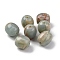 Acrylic Beads, Imitation Shoushan Beads, Oval, Dark Sea Green, 15x13.5mm, Hole: 2mm, About: 284pcs/500g