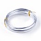 Aluminum Wire, Flat, Silver, 10x1mm, about 5m/roll