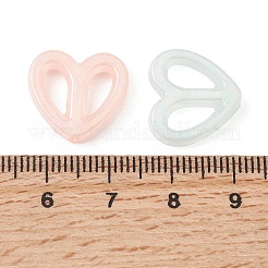 Непрозрачные акриловые бусины с УФ-покрытием&nbsp;OACR-G058-02