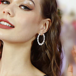 30 пара серег-колец из нержавеющей стали 304&nbsp;EJEW-SP0001-02B-P