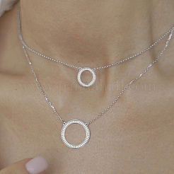 925 комплект из 15.75 кольца с подвеской и серьгами из стерлингового серебра с микропаве из прозрачных кубических цирконий для женщин IQ8256-4