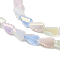 Стеклянные бусины с гальваническим покрытием &nbsp;EGLA-P065-01A