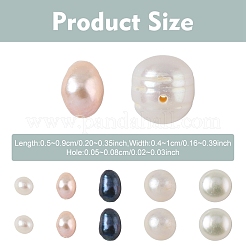 10 шт. окрашенных бусин из натурального культивированного пресноводного жемчуга&nbsp;PEAR-YW0001-21