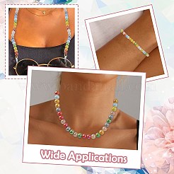 3 прядь 3 стиля гальванизированные стеклянные бусины пряди&nbsp;EGLA-CJ0001-27