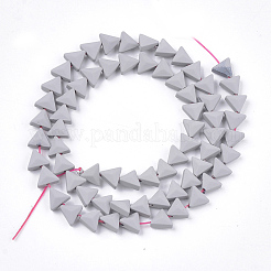 Окрашенного распылением немагнитных синтетических нитей гематита бусы&nbsp;G-T116-15-11