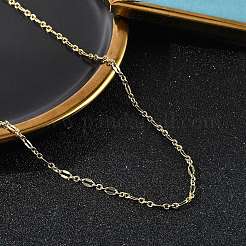 Стойки латунные ожерелья с цепочкой для женщин&nbsp;NJEW-H049-04G