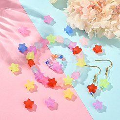 Прорезиненные матовые акриловые бусины&nbsp;FACR-CJ0001-16