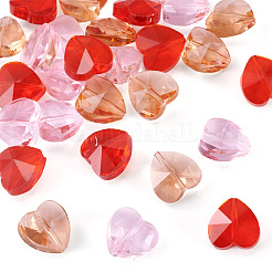 30шт 3 цвета прозрачные стеклянные бусины&nbsp;GLAA-TA0003-59