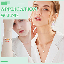 500шт непрозрачные акриловые колпачки для бусин&nbsp;OACR-SP0001-16