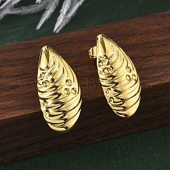 Серьги-гвоздики из нержавеющей стали 304 для женщин&nbsp;EJEW-U052-05G