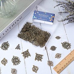 80 шт. 8 соединителя тибетского типа&nbsp;PALLOY-SC0004-03