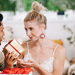 Набор для самостоятельного изготовления сережек ко Дню святого Валентина&nbsp;DIY-TA0006-51