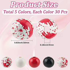 150 шт. 5 стиля&nbsp;WOOD-PA0001-06