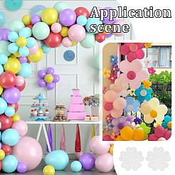 Пластиковые держатели для воздушных шаров в форме цветка&nbsp;DIY-WH0591-188B