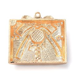 Рождественские подвески из цинкового сплава со стразами&nbsp;PALLOY-K008-02C-KCG