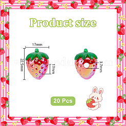 20шт акриловые бусины&nbsp;DIY-PH0032-43A