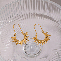 Винтажные серьги-кольца в европейском стиле из нержавеющей стали 304.&nbsp;KG5327-1